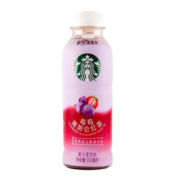 STARBUCKS STRAWBERRY BLACKCURRANT BLACK TEA - 330ML