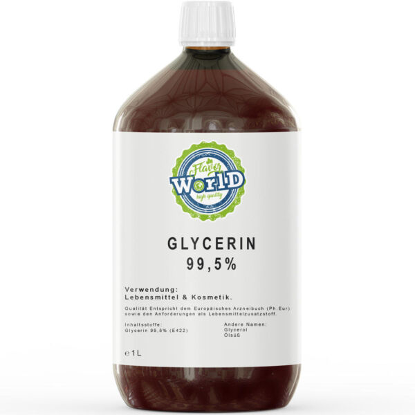 VG - Glycerin 99,5% Vegan - E422 - 1 Liter