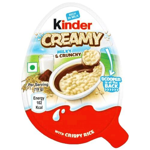 KINDER CREAMY MILK & CRUNCHY - 19G