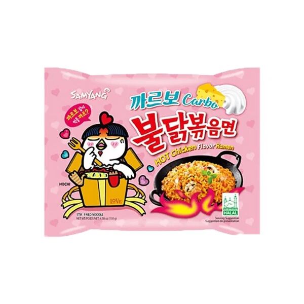 SAMYANG BULDAK CARBONARA HOT CHICKEN FLAVOR RAMEN - 140G