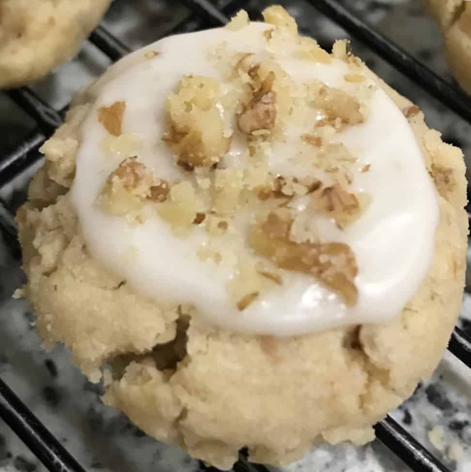 Glasierte Rumplätzchen mit Apfel Aroma Rezept