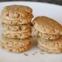 Haferflocken Erdnussbutter Cookies mit Grapefruit Aroma Rezept