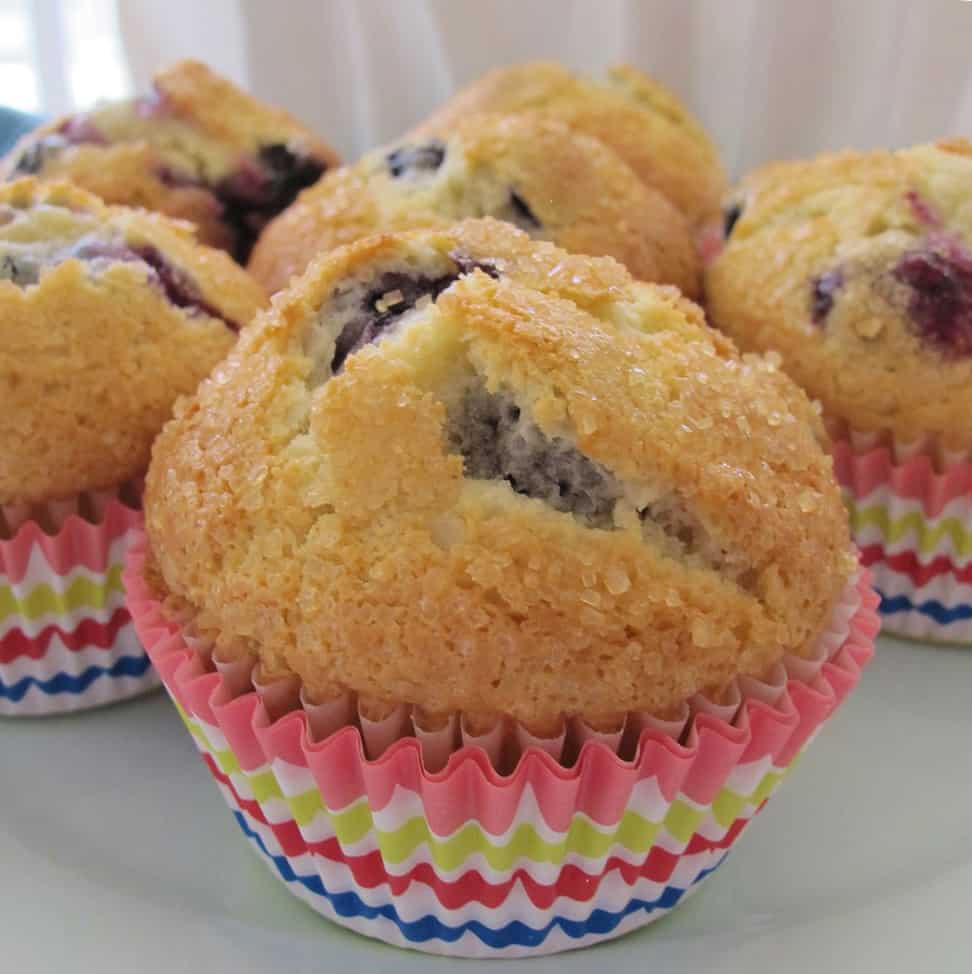 Heidelbeer-Sahne-Muffins mit Brombeere Aroma Rezept