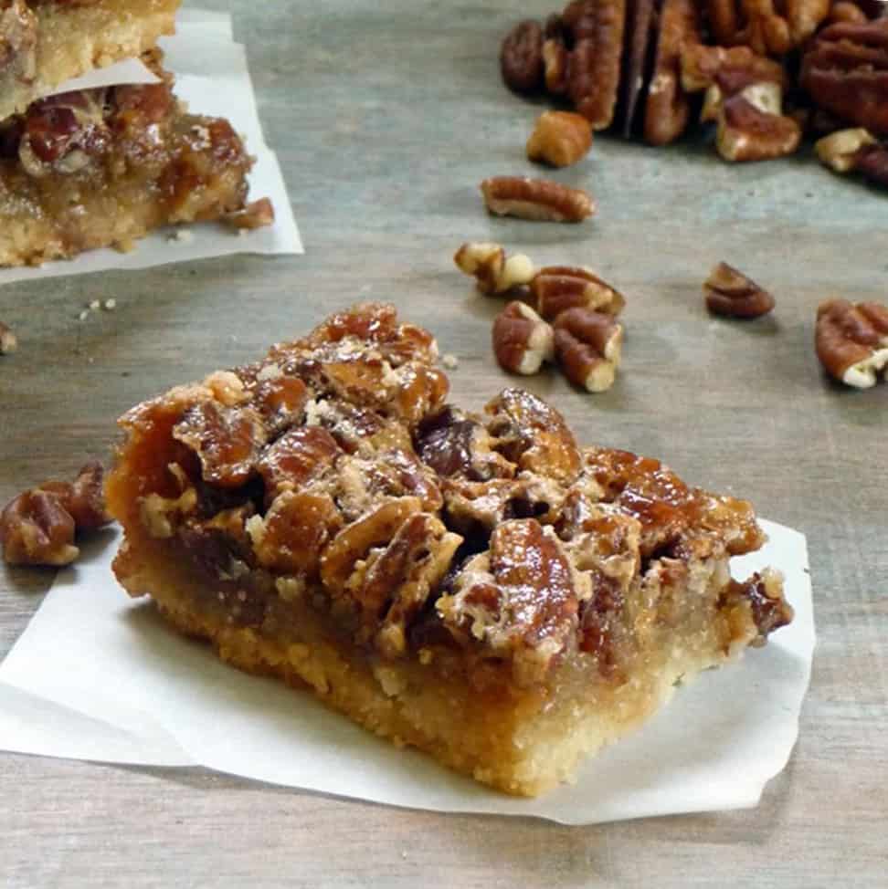 Pekannusskuchenstangen mit Mei Strud’l Aroma Rezept